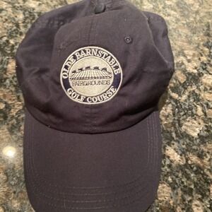 Ahead Lightweight Golf Hat Navy Olde Barnstable‎ Golf Course 0140